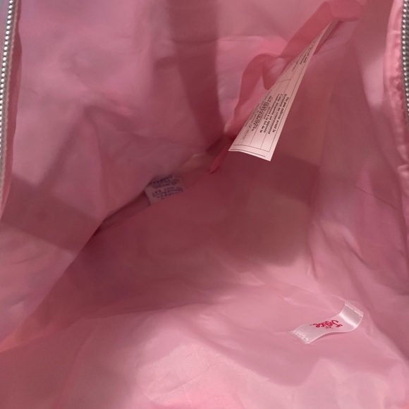 Justice Girls Pink White Cheetah Print Tote Bag - Picture 6 of 6